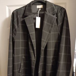 Melloday Long unlined jacket 36” long, about 21” wide.